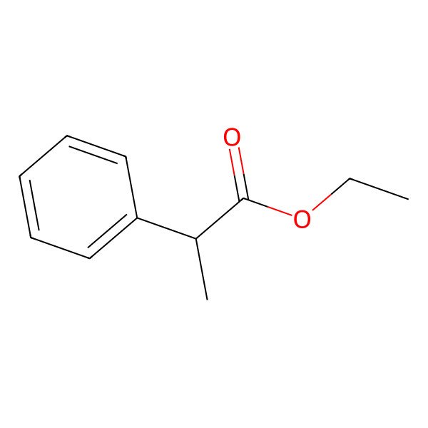 2D Structure of Ethyl 2-phenylpropionate 2D Structure of Ethyl 2-phenylpropionate