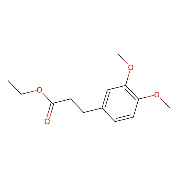 2D Structure of Ethyl 3-(3,4-dimethoxyphenyl)propionate