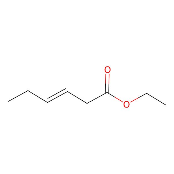 2D Structure of Ethyl 3-hexenoate