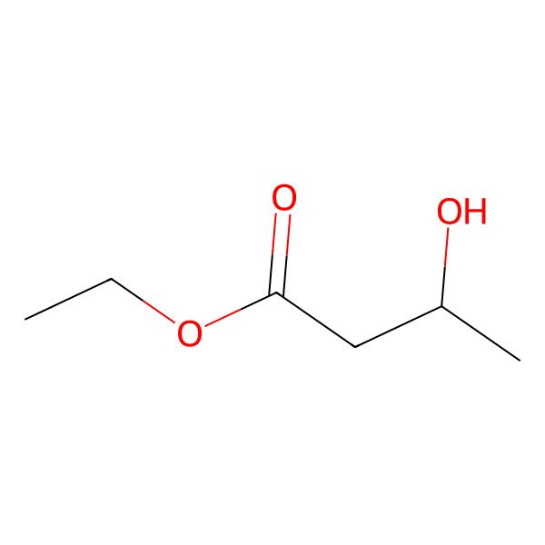 2D Structure of Ethyl 3-hydroxybutyrate 2D Structure of Ethyl 3-hydroxybutyrate