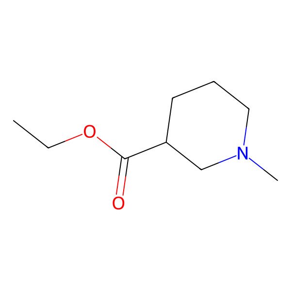 2D Structure of ethyl (3S)-1-methylpiperidine-3-carboxylate