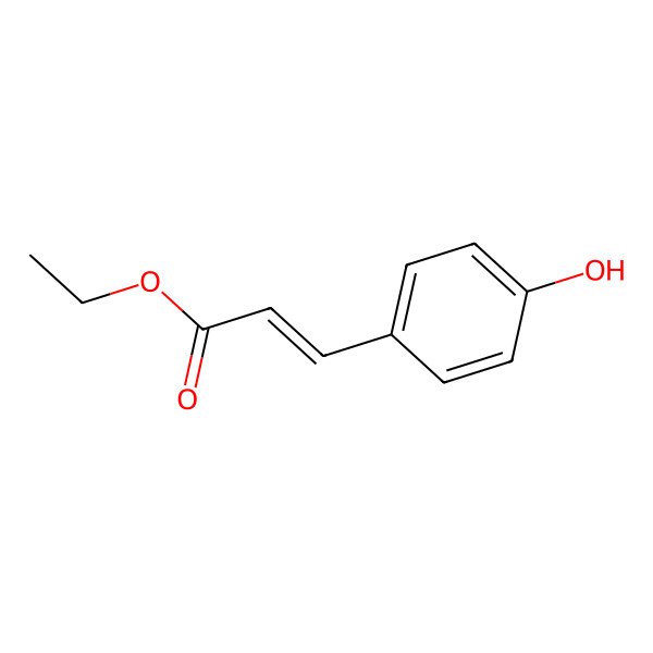 2D Structure of Ethyl 4-hydroxycinnamate 2D Structure of Ethyl 4-hydroxycinnamate