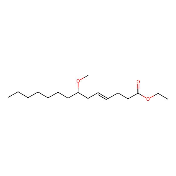 2D Structure of Ethyl 7-methoxytetradec-4-enoate