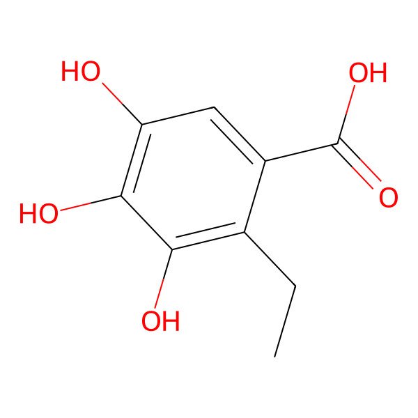 2D Structure of Ethyl gallic acid