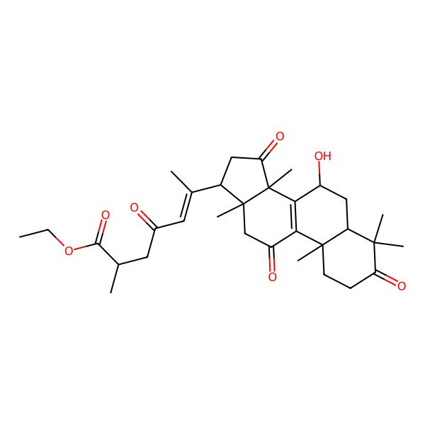 2D Structure of ethyl ganoderenate D