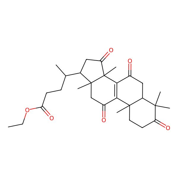 2D Structure of Ethyl Lucidenate F