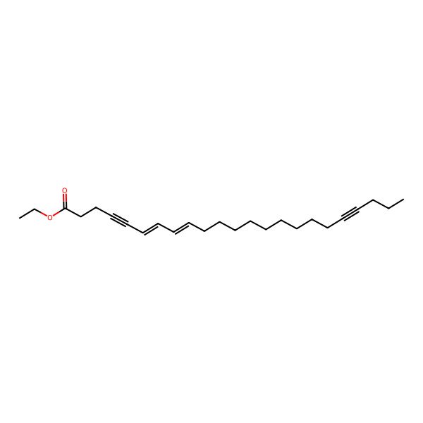 2D Structure of Ethyl tricosa-6,8-dien-4,19-diynoate