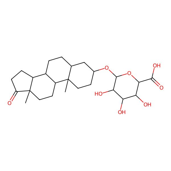 2D Structure of Etiocholanolone glucuronide