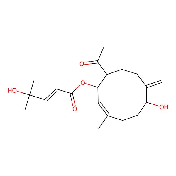 2D Structure of Eunicea sesquiterpenoid 6