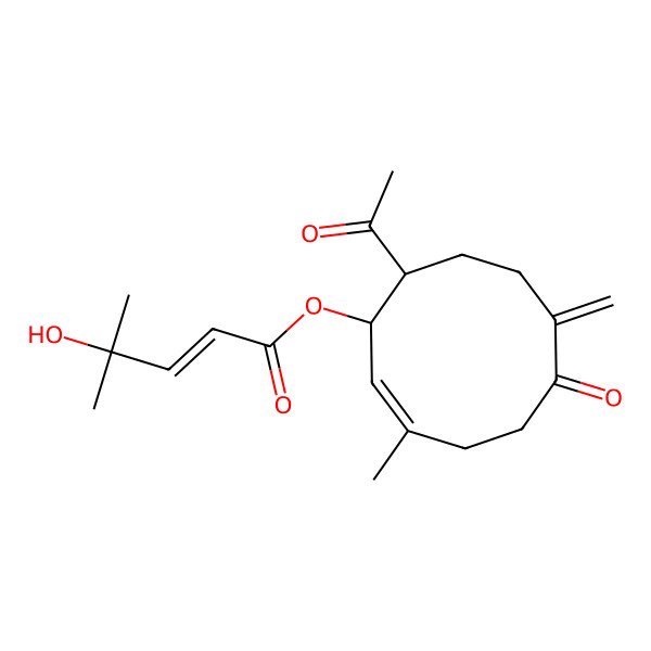 2D Structure of Eunicea sesquiterpenoid 7