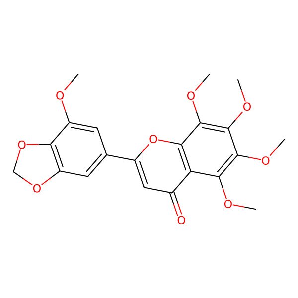 2D Structure of Eupalestin 2D Structure of Eupalestin