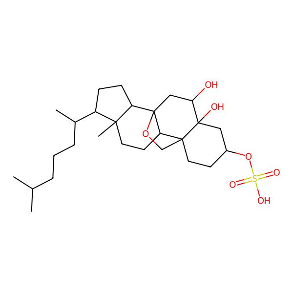 2D Structure of eurysterol A sulfonic acid
