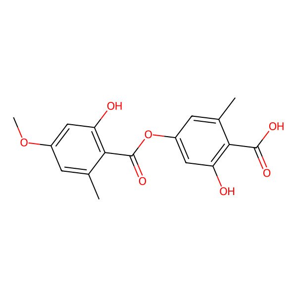 2D Structure of Evernic acid