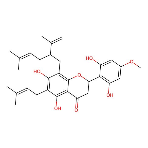 2D Structure of Exiguaflavanone D