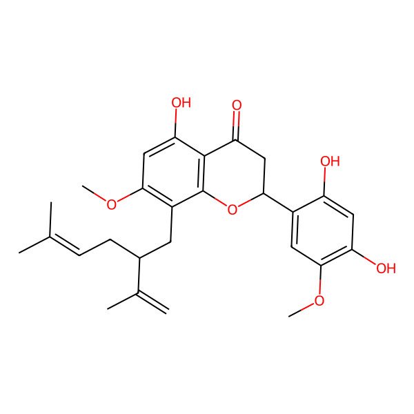 2D Structure of Exiguaflavanone E