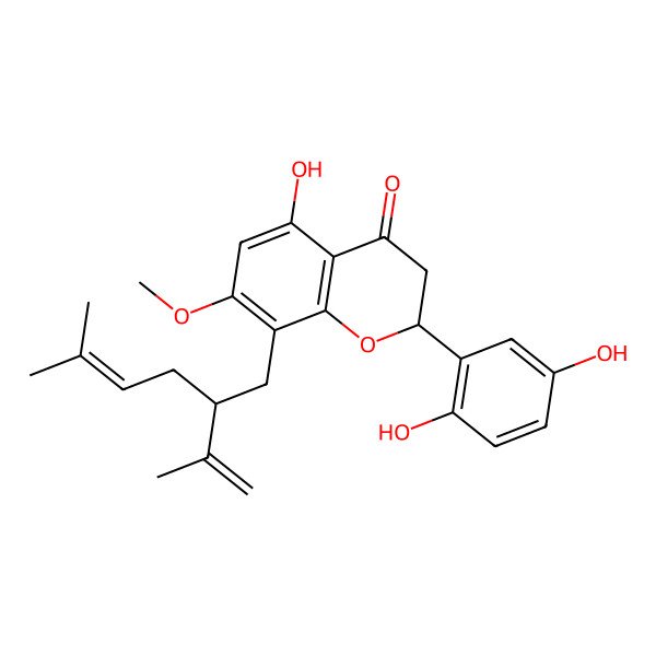 2D Structure of Exiguaflavanone F
