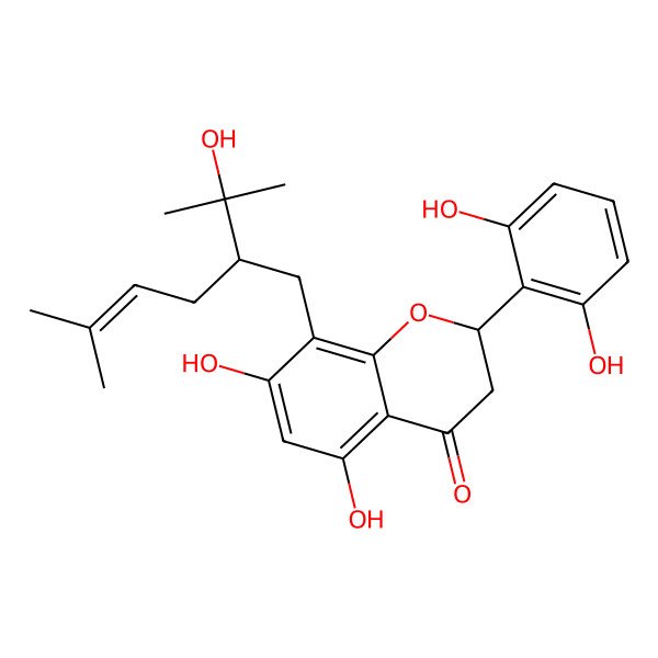 2D Structure of Exiguaflavanone M