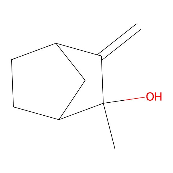 2D Structure of Exo-2-methyl-3-methylenebicyclo[2.2.1]heptan-2-ol