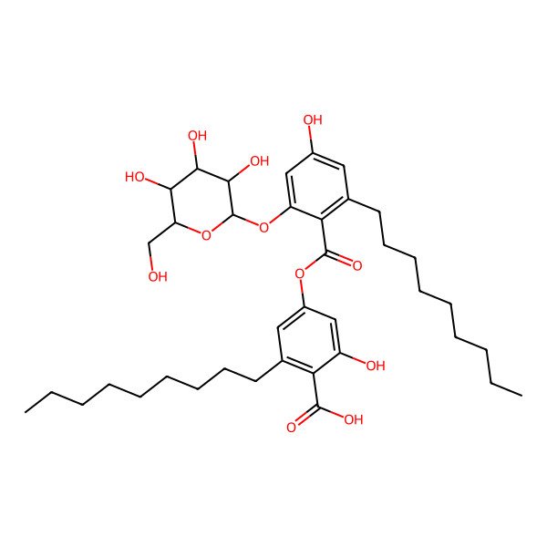 2D Structure of Exophillic acid