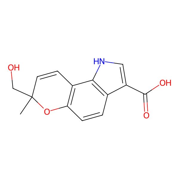 2D Structure of Exopisiod B
