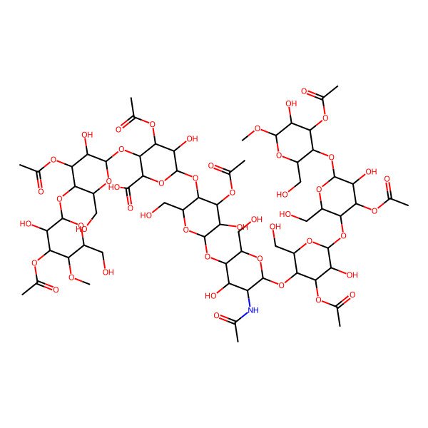 2D Structure of Acemannan