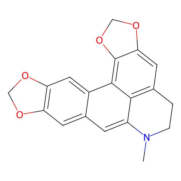 2D Structure of 13-Methyl-5,7,19,21-tetraoxa-13-azahexacyclo[10.10.1.02,10.04,8.016,23.018,22]tricosa-1,3,8,10,12(23),16,18(22)-heptaene