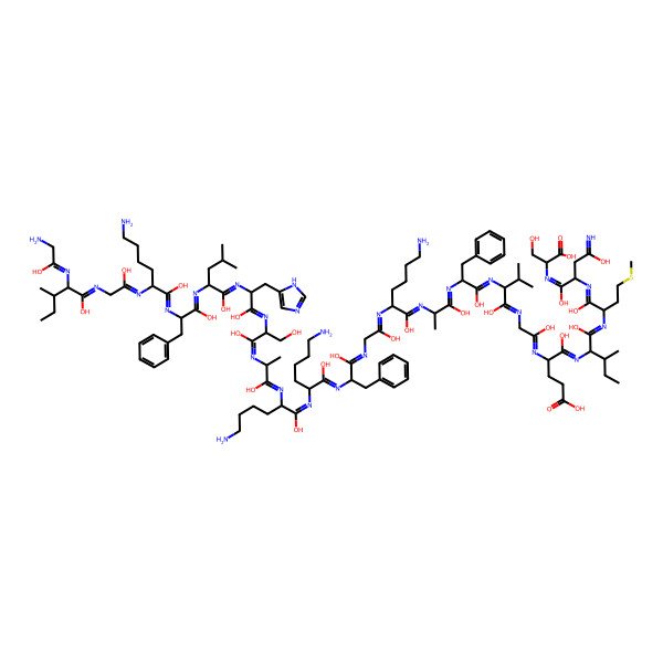 2D Structure of C114H180N30O29S