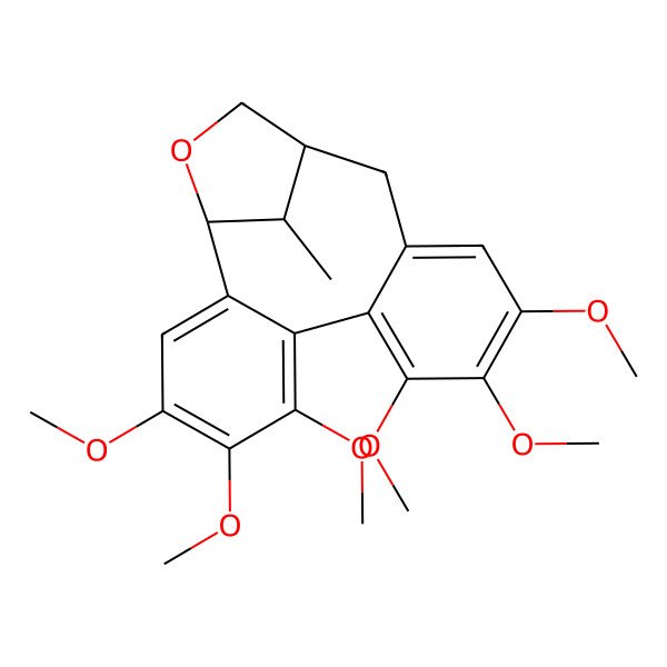 2D Structure of 4,5,6,9,10,11-Hexamethoxy-18-methyl-17-oxatetracyclo[13.2.1.02,7.08,13]octadeca-2,4,6,8,10,12-hexaene