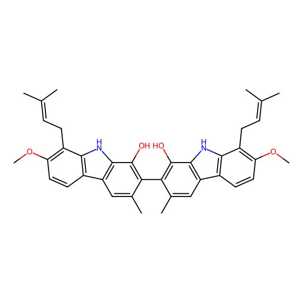 2D Structure of Bismurrayafoline B