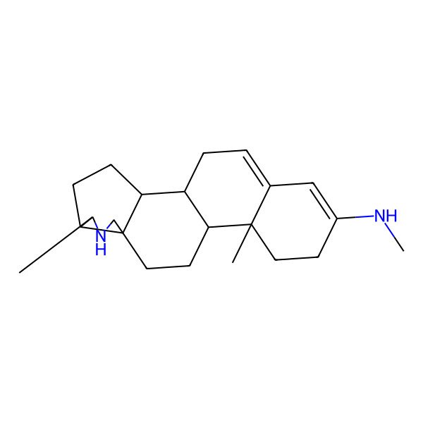 2D Structure of (1R,2S,5S,6S,9R,12S,13R)-N,6,13-trimethyl-7-azapentacyclo[10.8.0.02,9.05,9.013,18]icosa-16,18-dien-16-amine