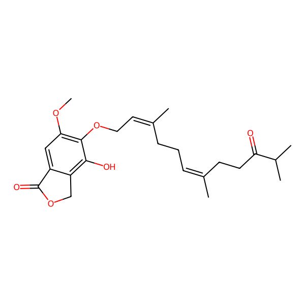 2D Structure of Farnesylemefuranone A
