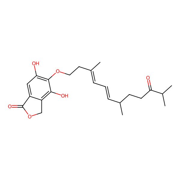 2D Structure of Farnesylemefuranone B