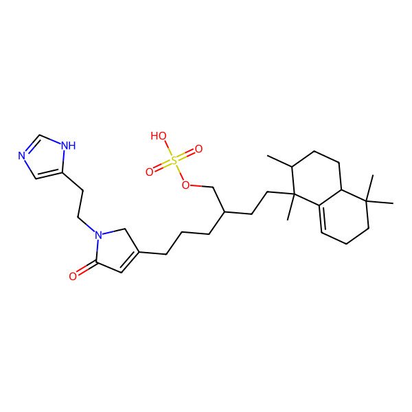 2D Structure of Fasciospongine B