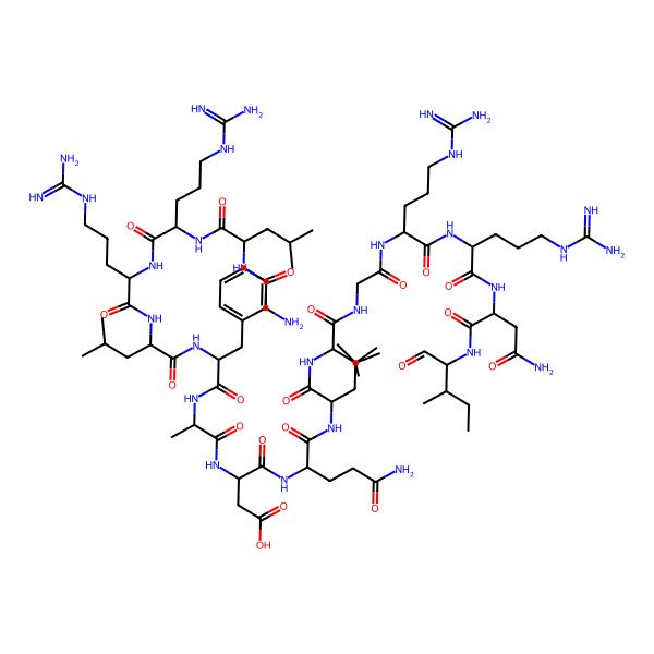 2D Structure of H-Gly-DL-Leu-DL-Arg-DL-Arg-DL-Leu-DL-Phe-DL-Ala-DL-Asp-DL-Gln-DL-Leu-DL-Val-Gly-DL-Arg-DL-Arg-DL-Asn-DL-xiIle-al