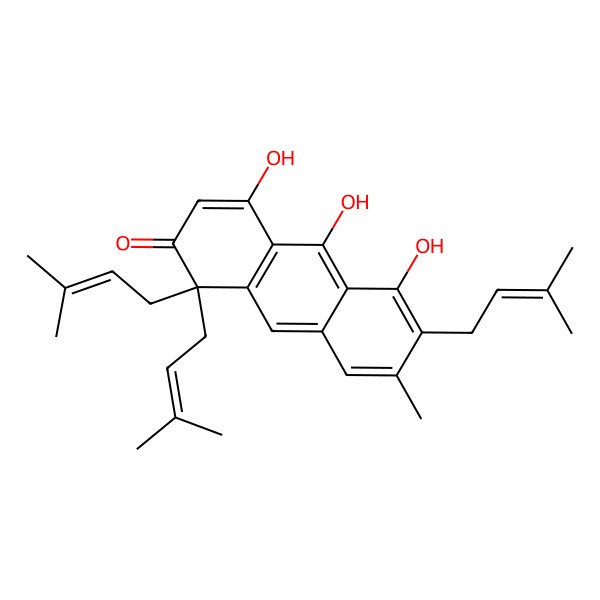 2D Structure of ferruginin A 2D Structure of ferruginin A
