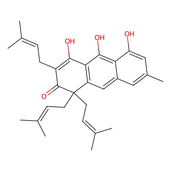 2D Structure of ferruginin B