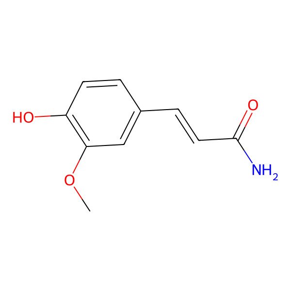 2D Structure of Ferulamide