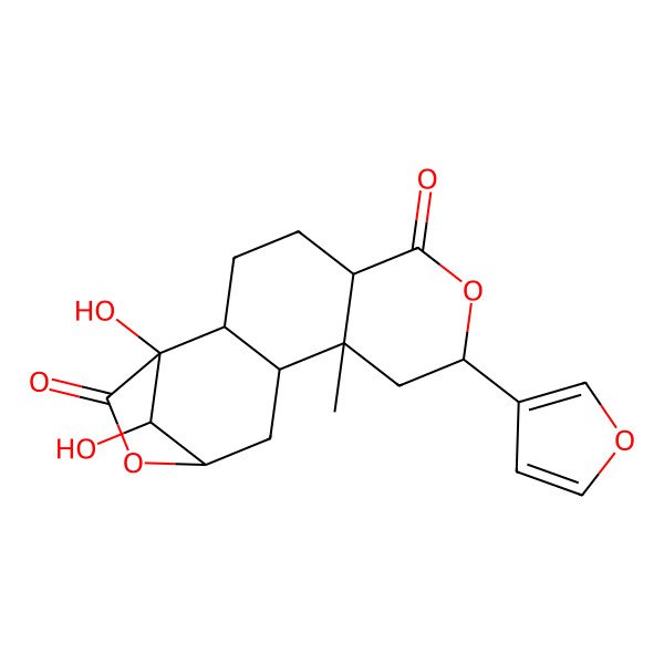 2D Structure of Fibrauretin B