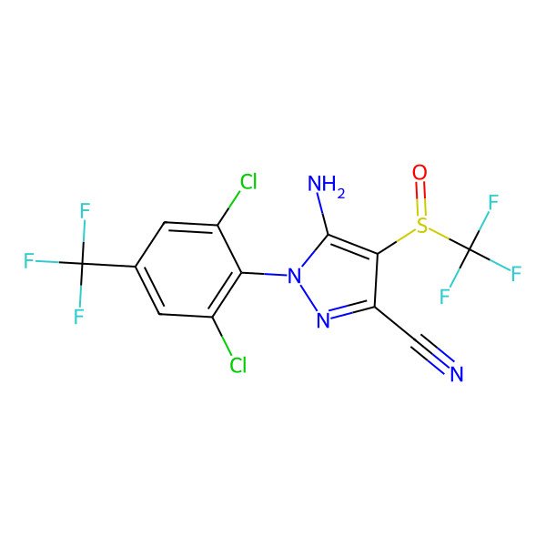 2D Structure of Fipronil
