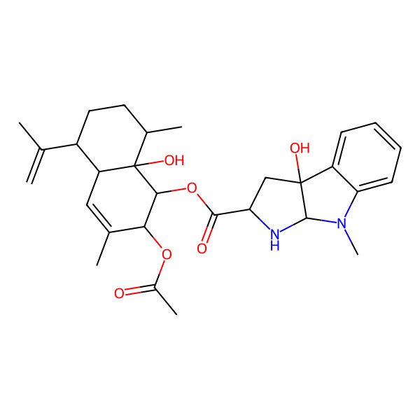 2D Structure of Fischerindoline