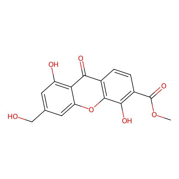 2D Structure of Fischexanthone