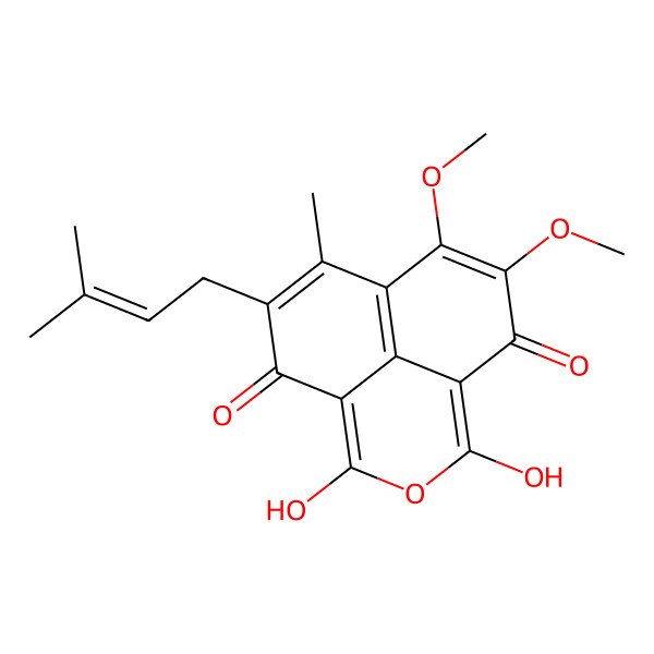 2D Structure of Flaviphenalenone B