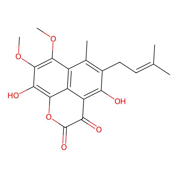 2D Structure of Flaviphenalenone C