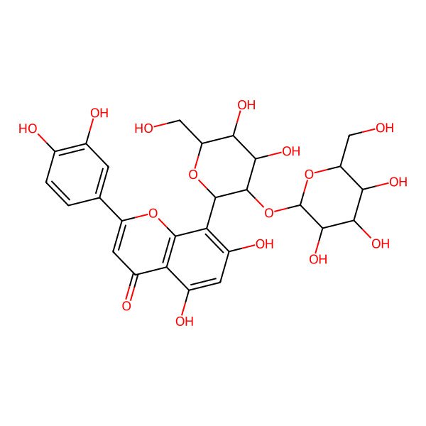 2D Structure of Flavocannabiside