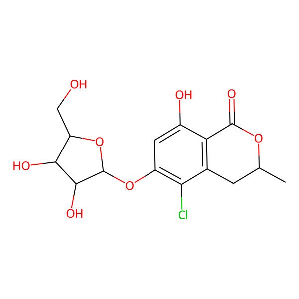 2D Structure of Flavoroseoside B