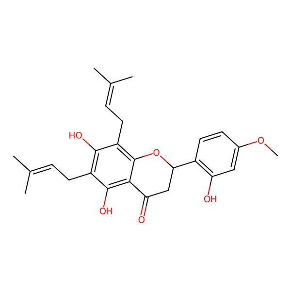 2D Structure of Flemiflavanone A 2D Structure of Flemiflavanone A