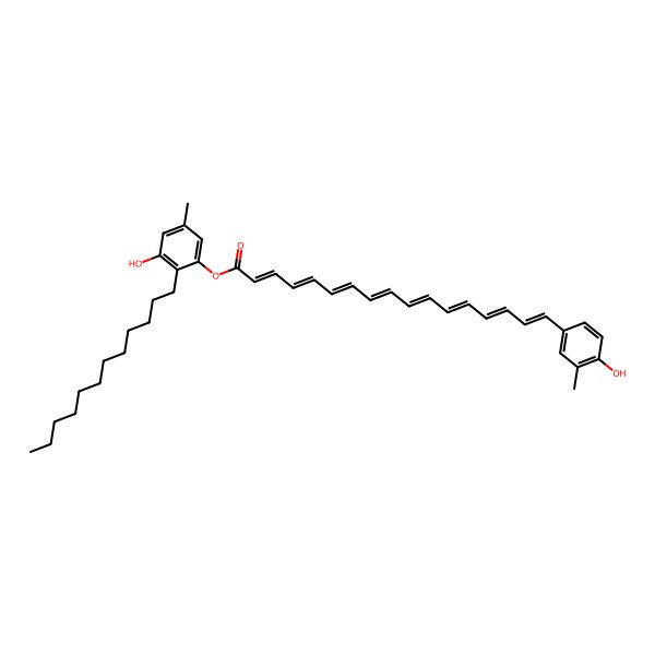 2D Structure of Flexirubin