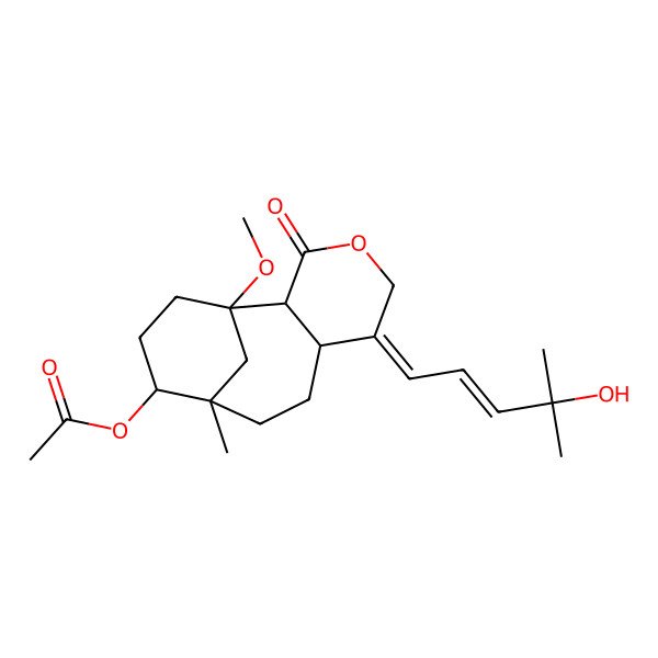 2D Structure of Florxenilide C monoacetate