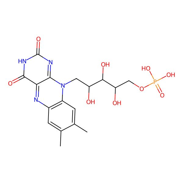 2D Structure of Flavin mononucleotide semiquinone