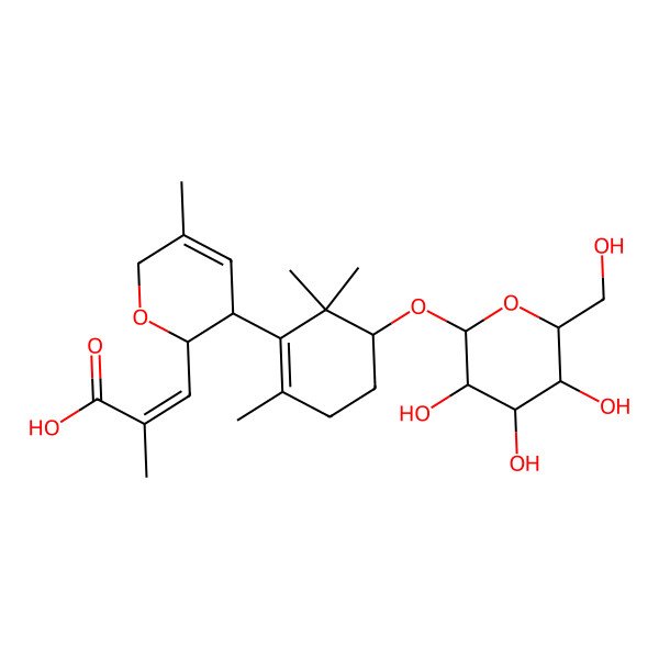2D Structure of Fraxinuacidoside 2D Structure of Fraxinuacidoside